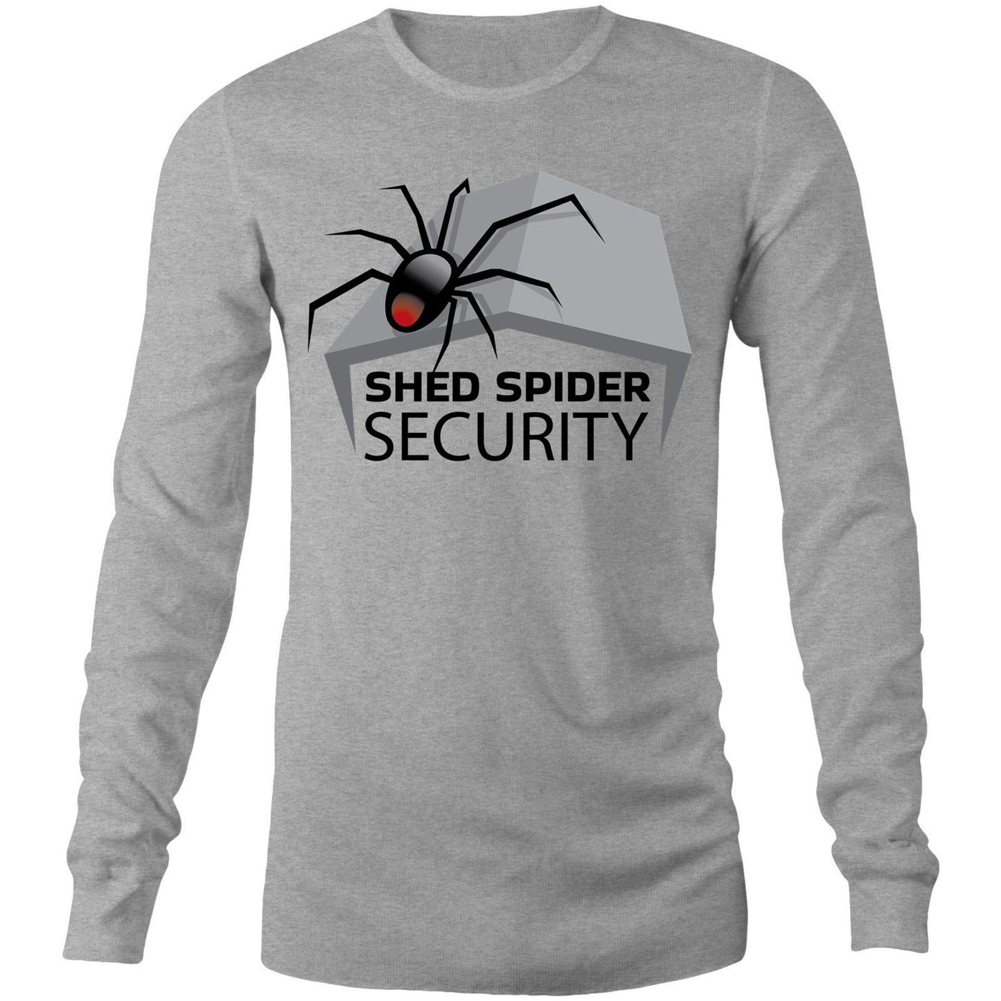 Shed Spider Security - (AS Colour Base - Mens Long Sleeve T-Shirt)