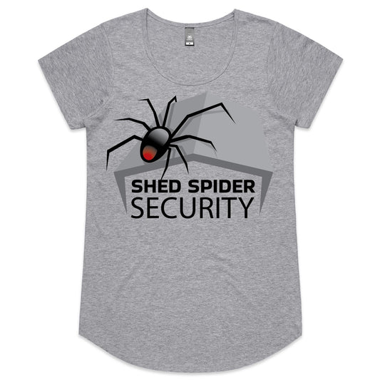 Shed Spider Security - (AS Colour Mali - Womens Scoop Neck T-Shirt)