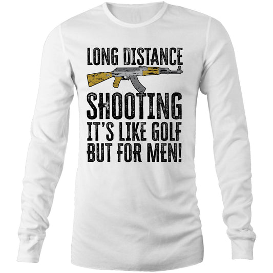 Long Distance Shooting AK47 (AS Colour Base - Mens Long Sleeve T-Shirt)