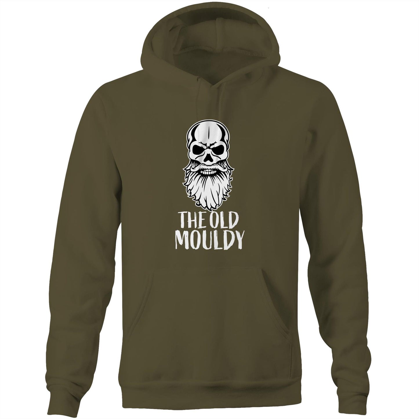 The Old Mouldy (AS Colour Stencil - Pocket Hoodie Sweatshirt)