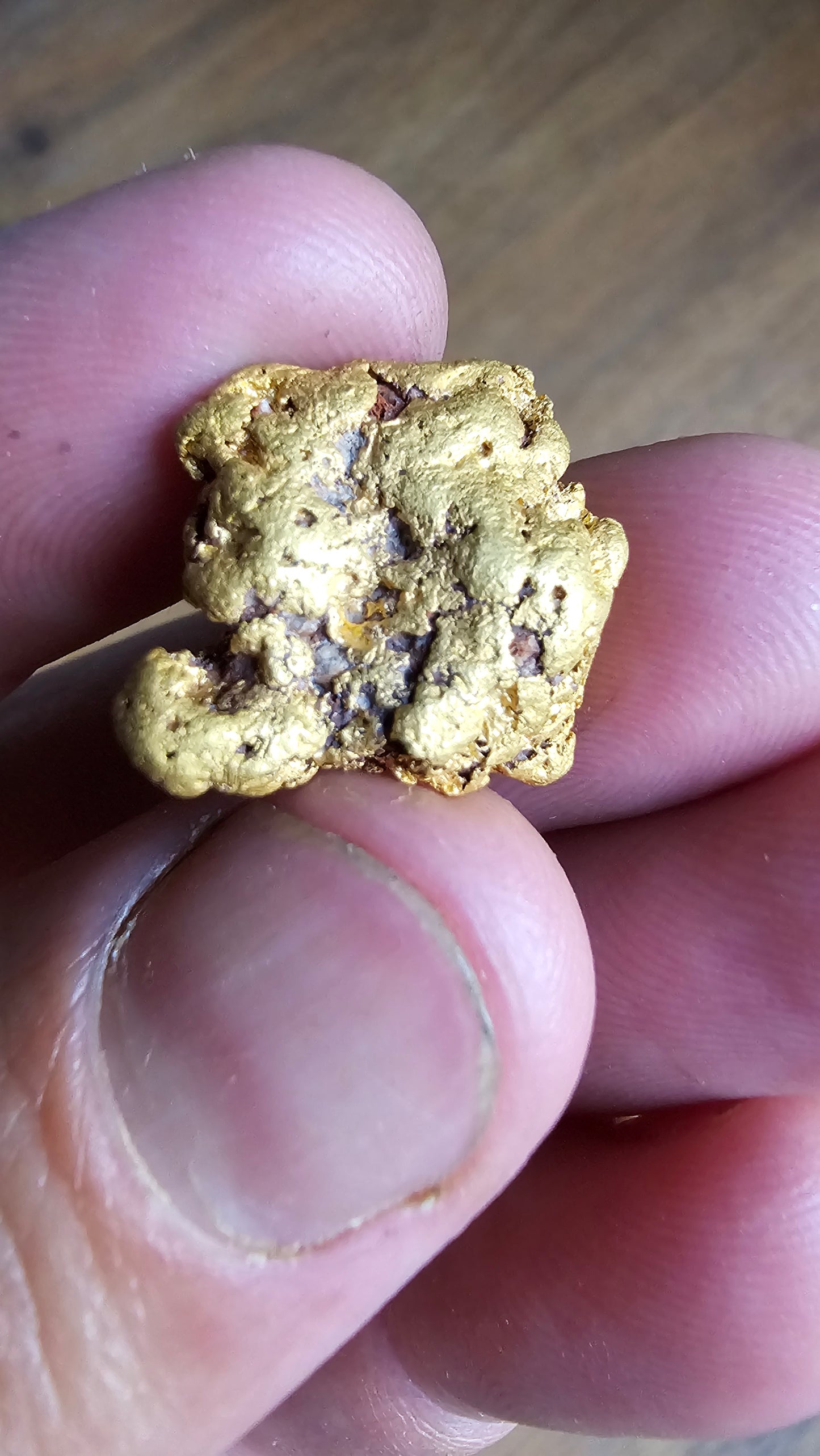 15.67 Gram Golden Triangle Nugget