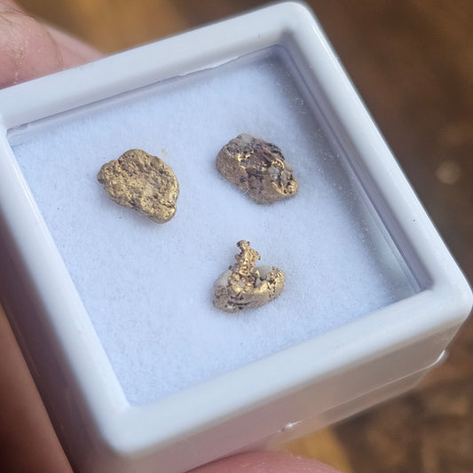 Three Bendigo Gold Nuggets | 0.85g total