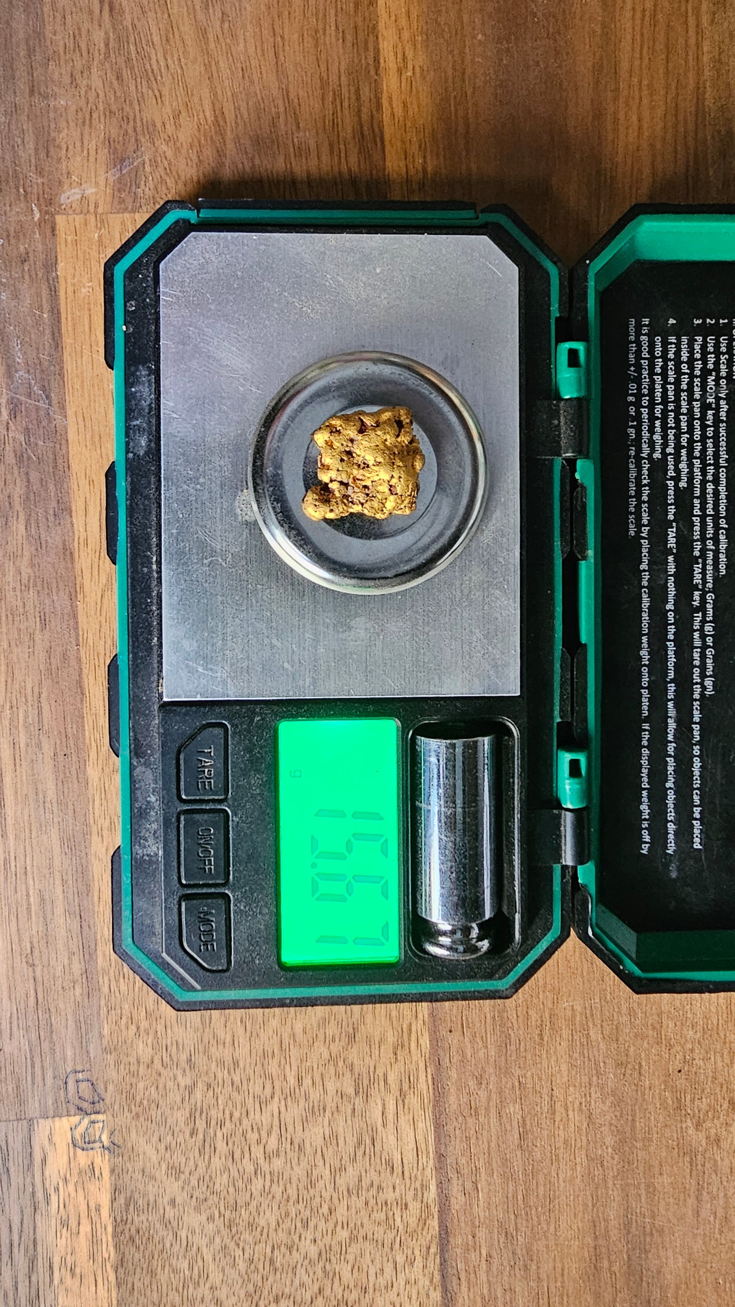 15.67 Gram Golden Triangle Nugget