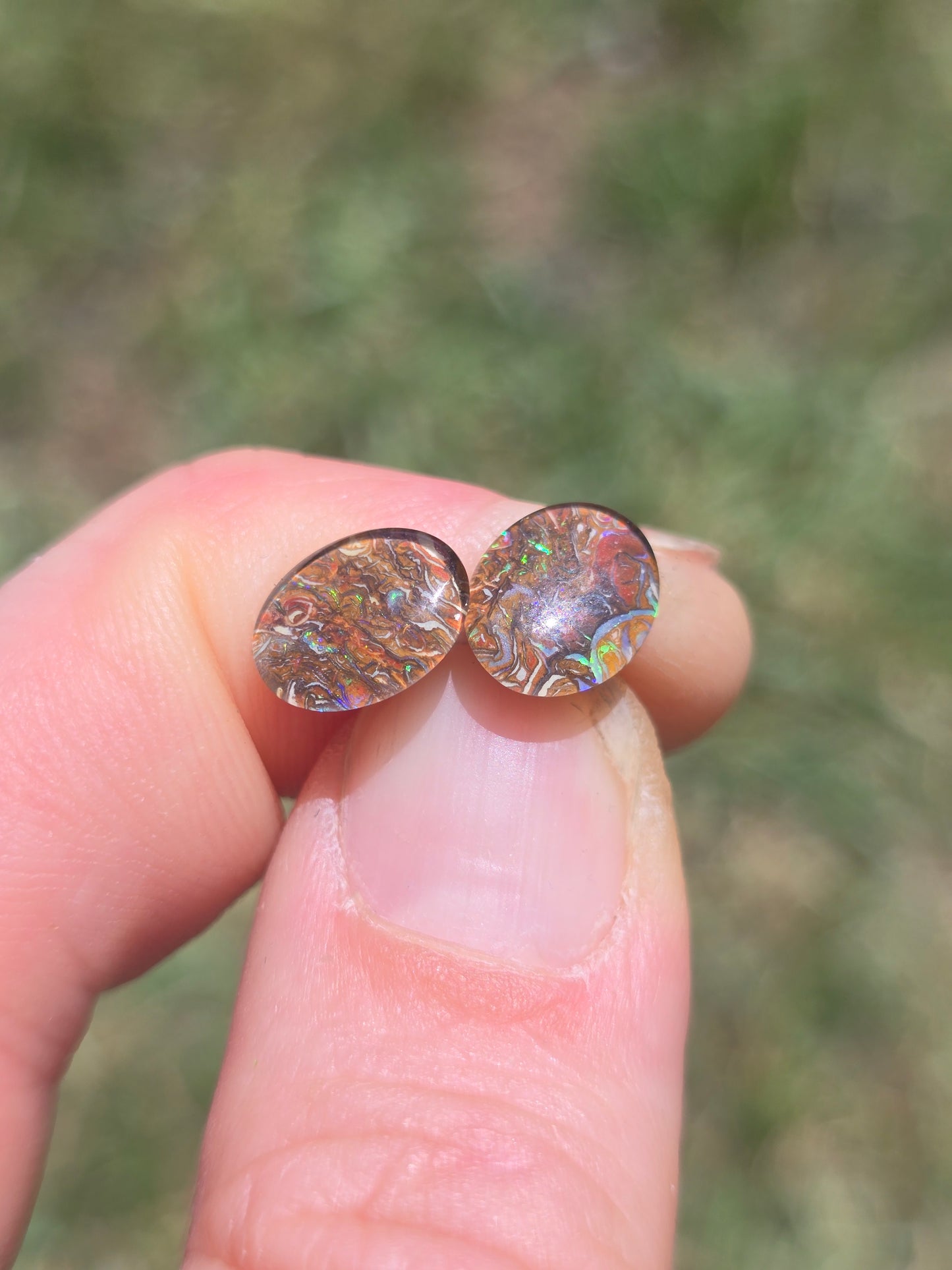 Opal earrings n1