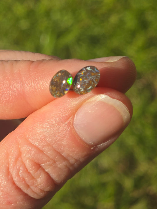 Opal Earrings #C