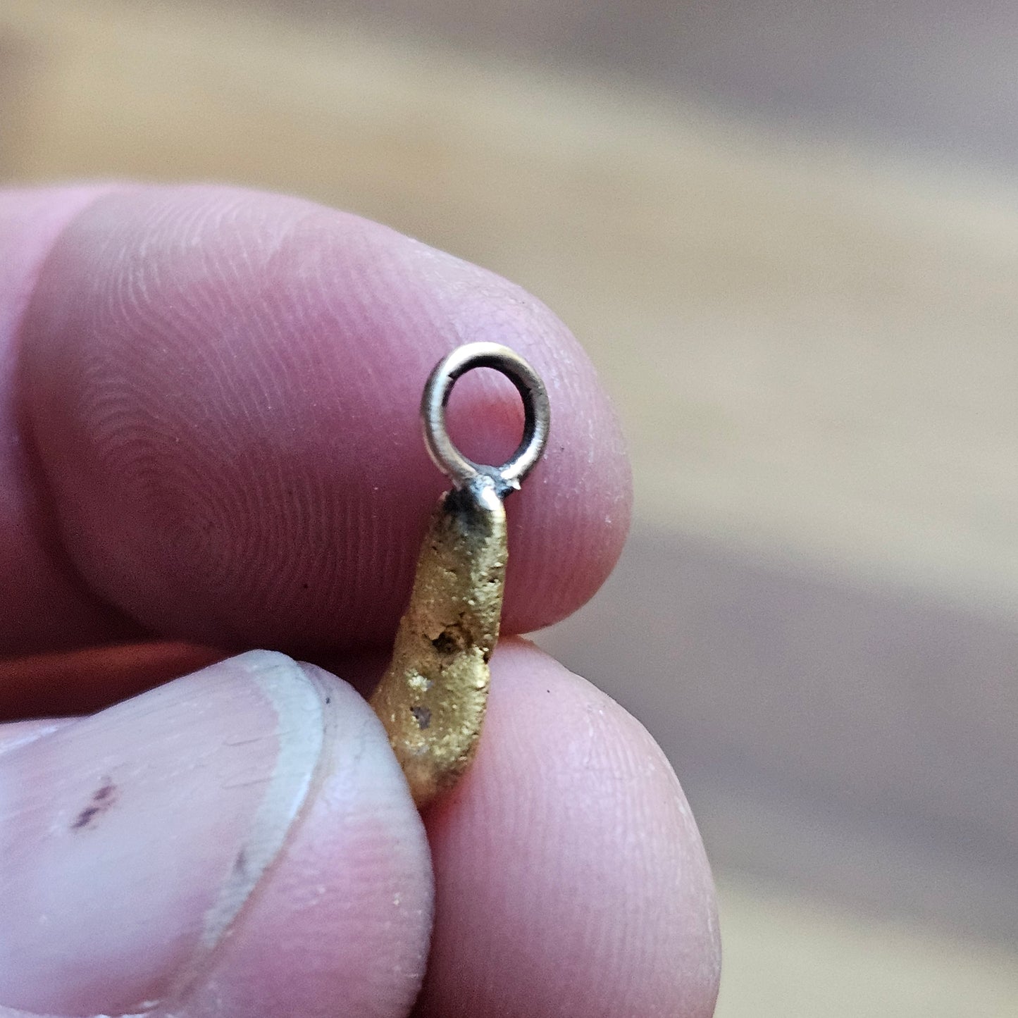 1.82 Natural Gold Nugget Necklace Pendant