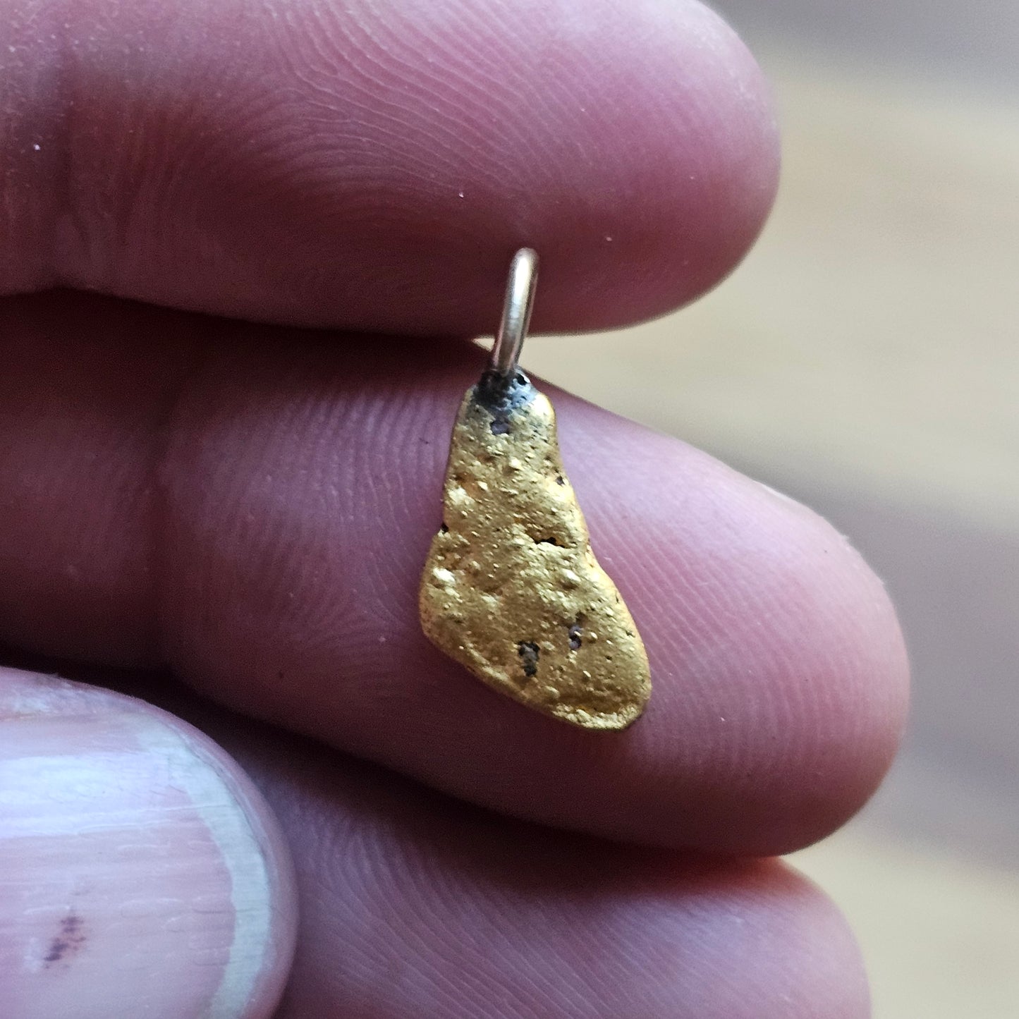 1.82 Natural Gold Nugget Necklace Pendant
