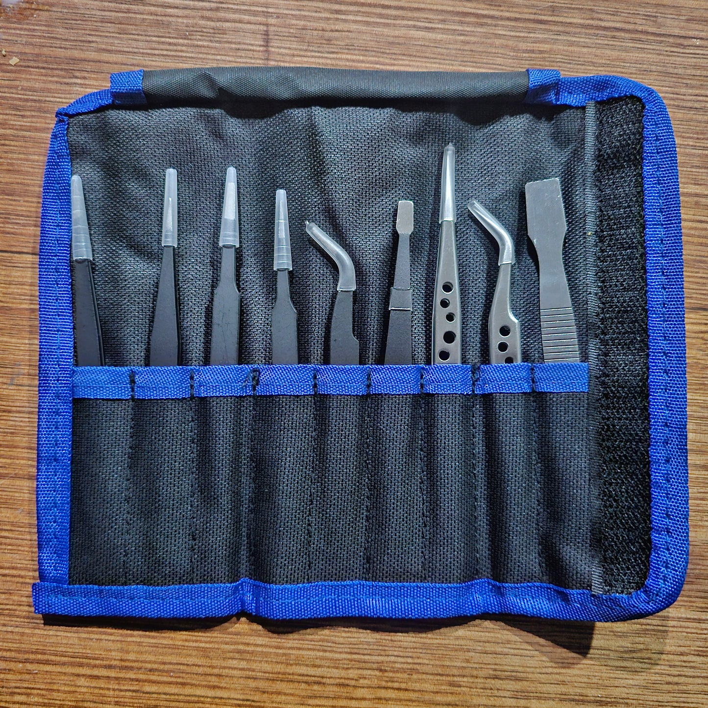 9 Piece Tweezers kit
