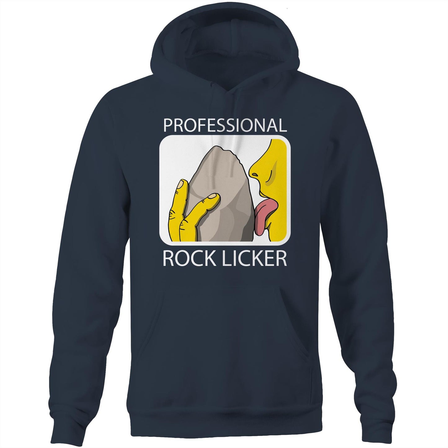 Professional Rock Licker (AS Colour Stencil - Pocket Hoodie Sweatshirt)