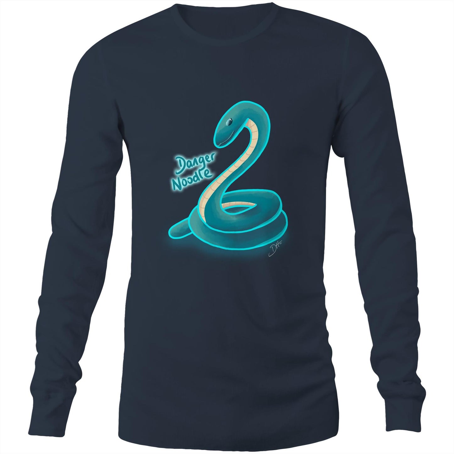 Danger Noodle (AS Colour Base - Mens Long Sleeve T-Shirt)