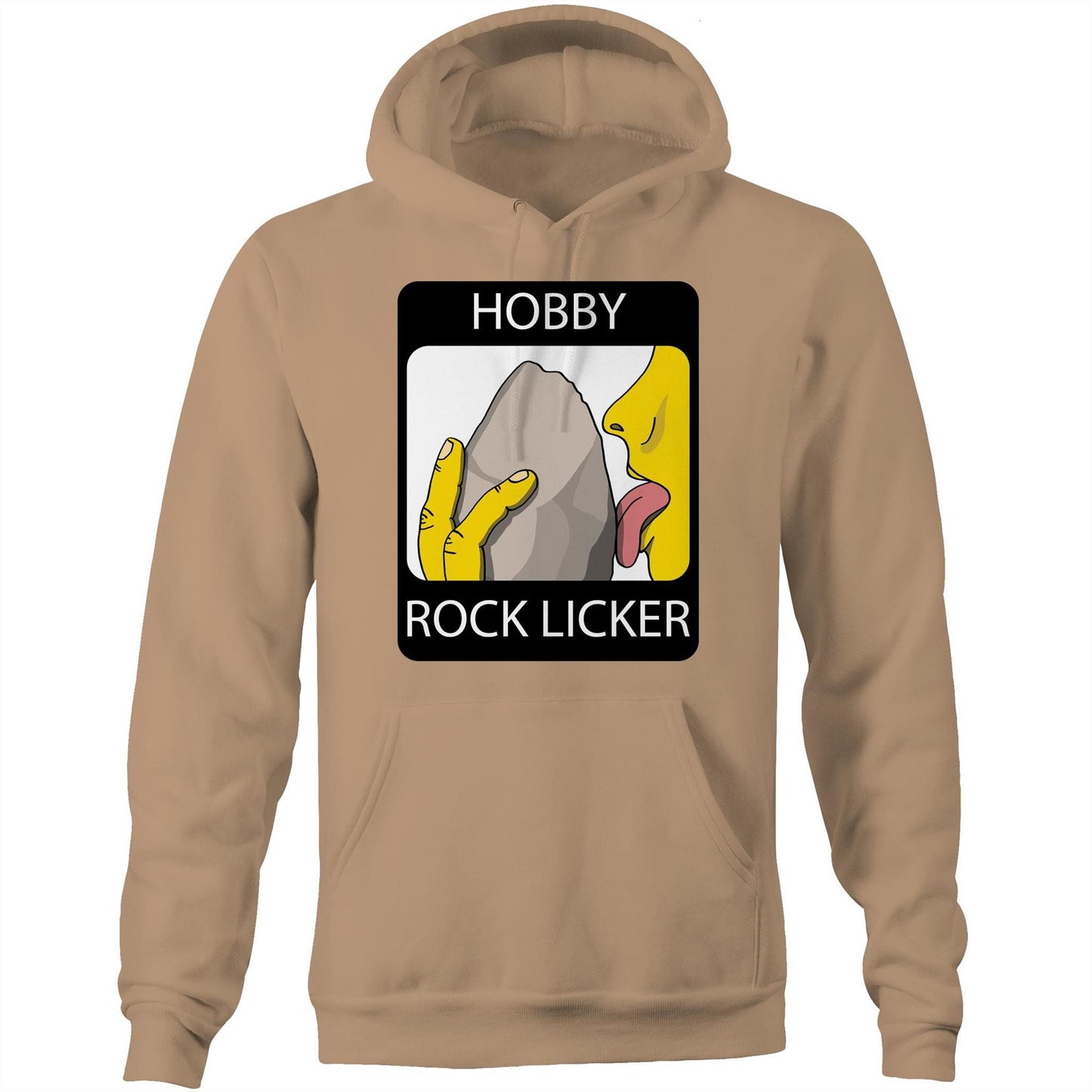 Hobby Rock Licker (AS Colour Stencil - Pocket Hoodie Sweatshirt)