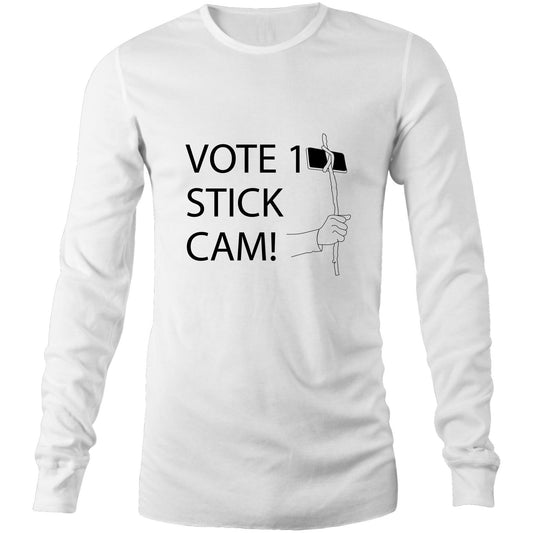 Stick Cam (AS Colour Base - Mens Long Sleeve T-Shirt)