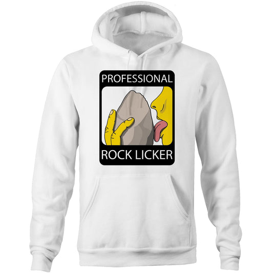 Professional Rock Licker (AS Colour Stencil - Pocket Hoodie Sweatshirt)