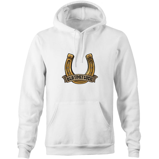 Old Timey Luck (AS Colour Stencil - Pocket Hoodie Sweatshirt)
