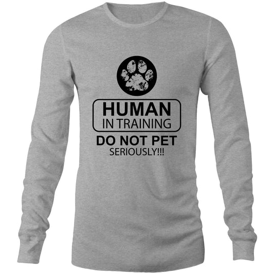 Human in training  (AS Colour Base - Mens Long Sleeve T-Shirt)