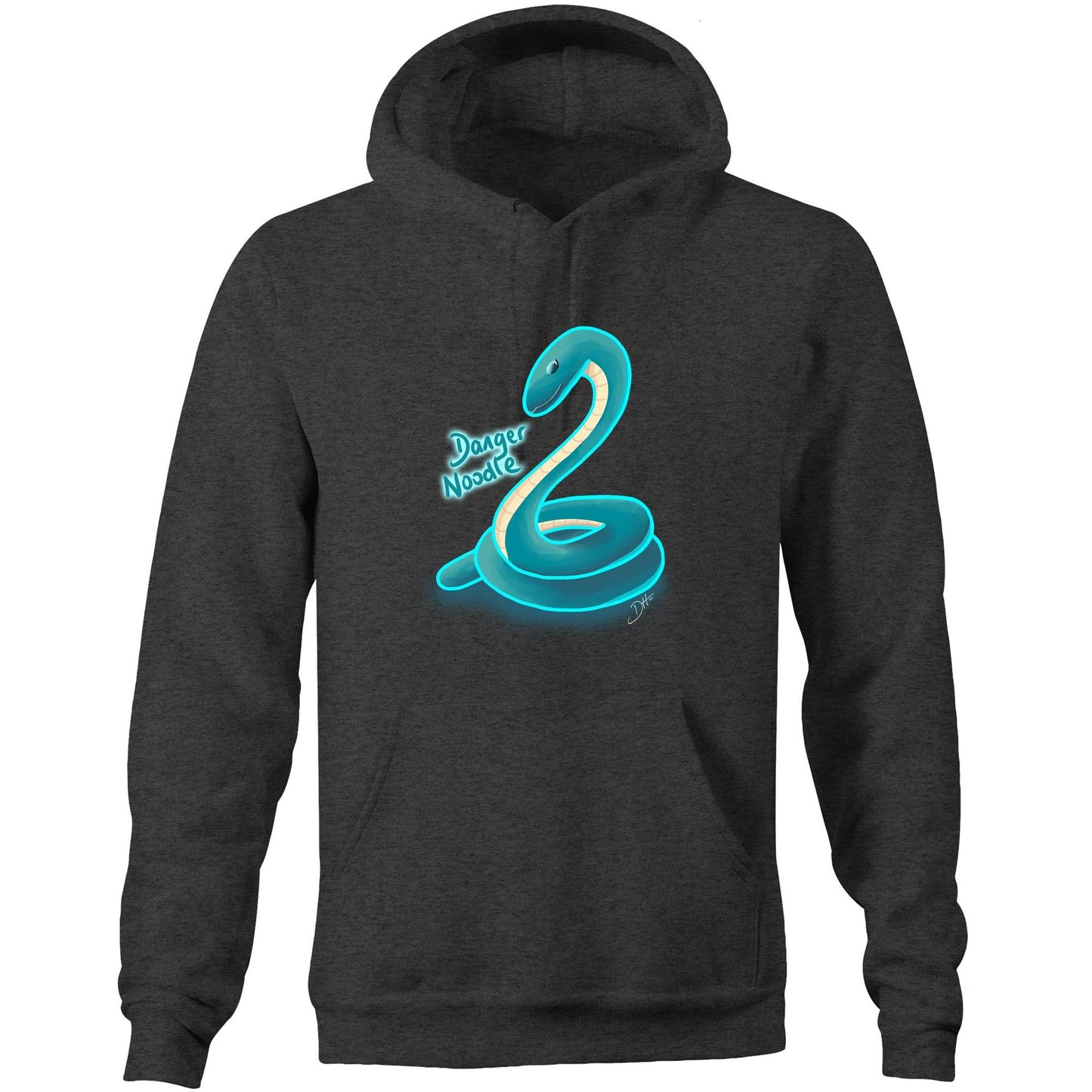 Danger Noodle (AS Colour Stencil - Pocket Hoodie Sweatshirt)