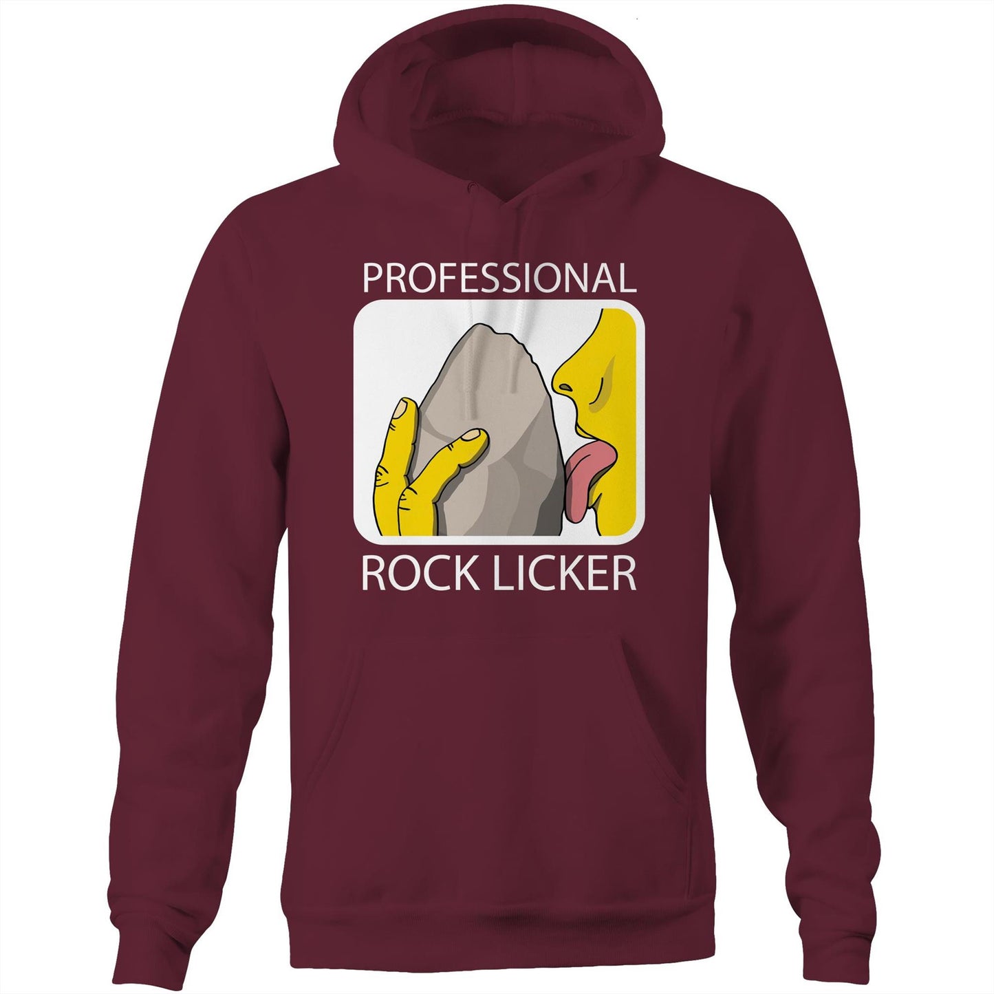 Professional Rock Licker (AS Colour Stencil - Pocket Hoodie Sweatshirt)