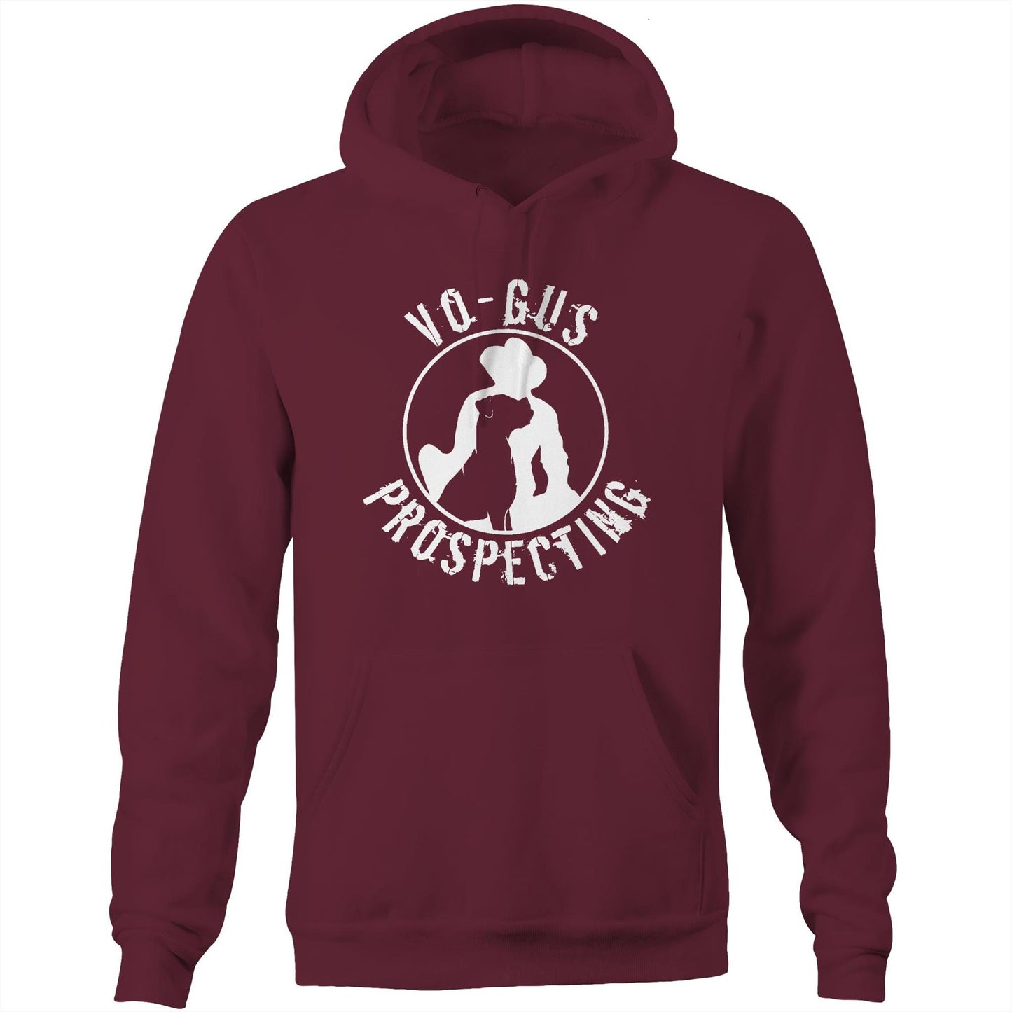 Vo-Gus Prospecting (AS Colour Stencil - Pocket Hoodie Sweatshirt)