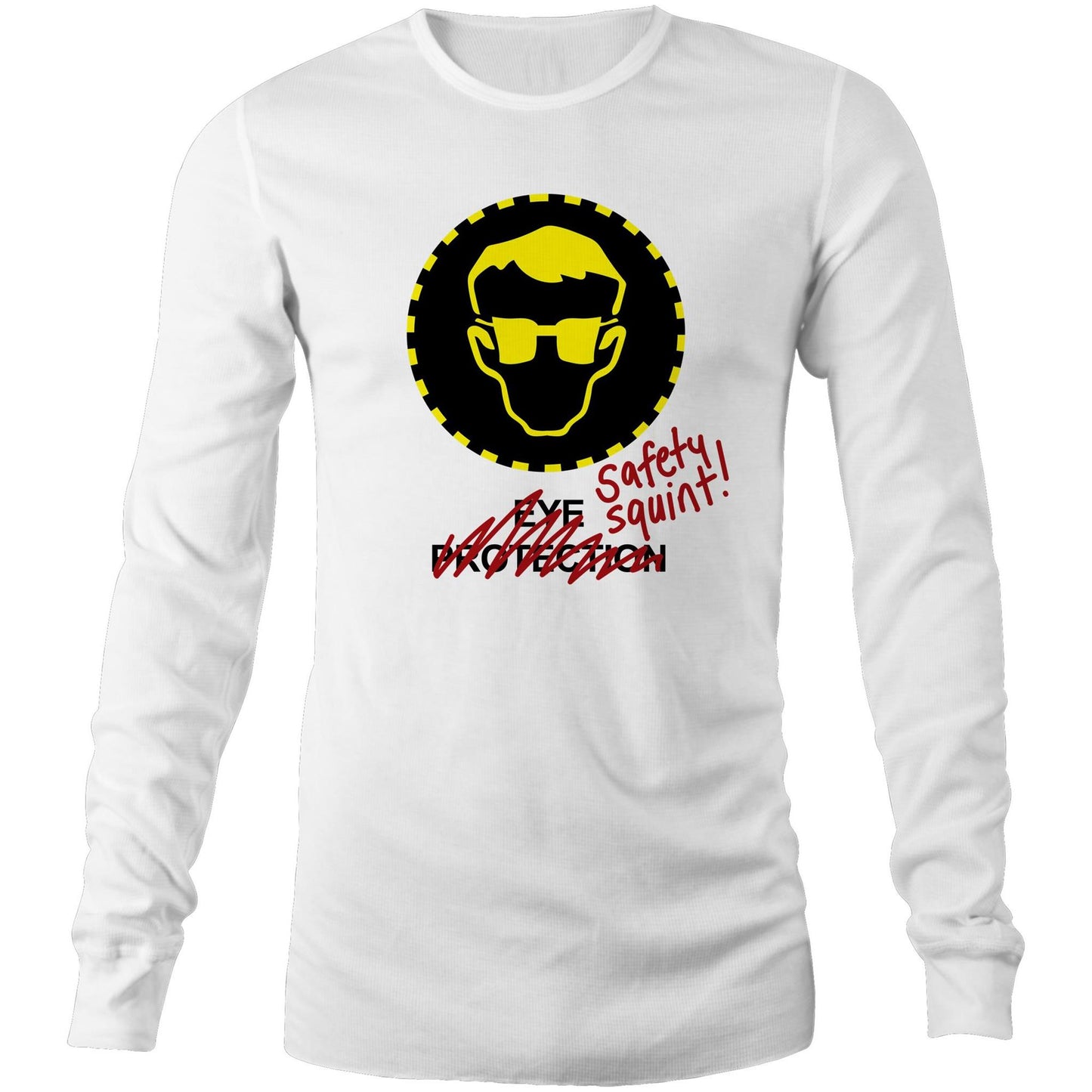 Safety Squint - (AS Colour Base - Mens Long Sleeve T-Shirt)