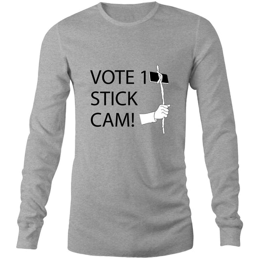 Stick Cam (AS Colour Base - Mens Long Sleeve T-Shirt)