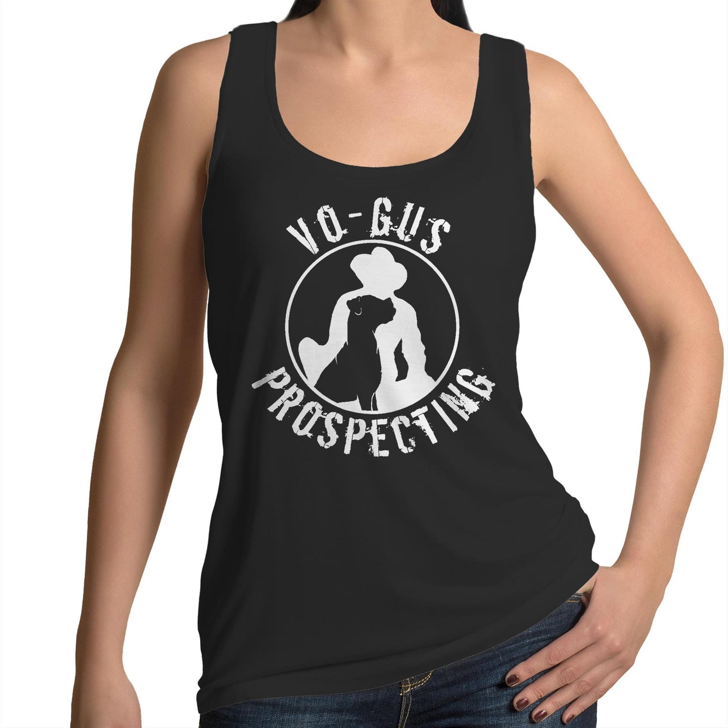 Vo-Gus Prospecting - (AS Colour Tulip - Womens Singlet)