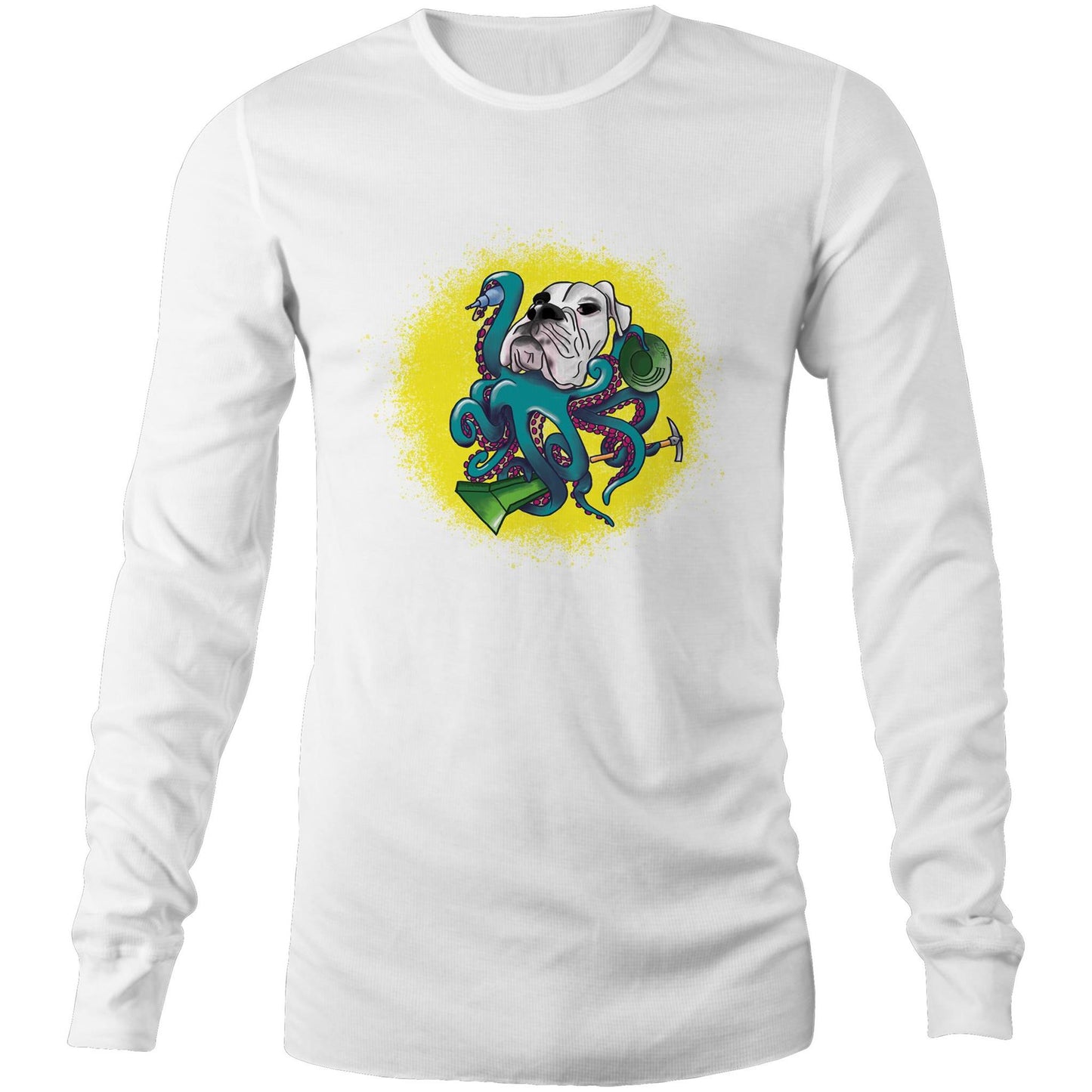 The Kraken (AS Colour Base - Mens Long Sleeve T-Shirt)