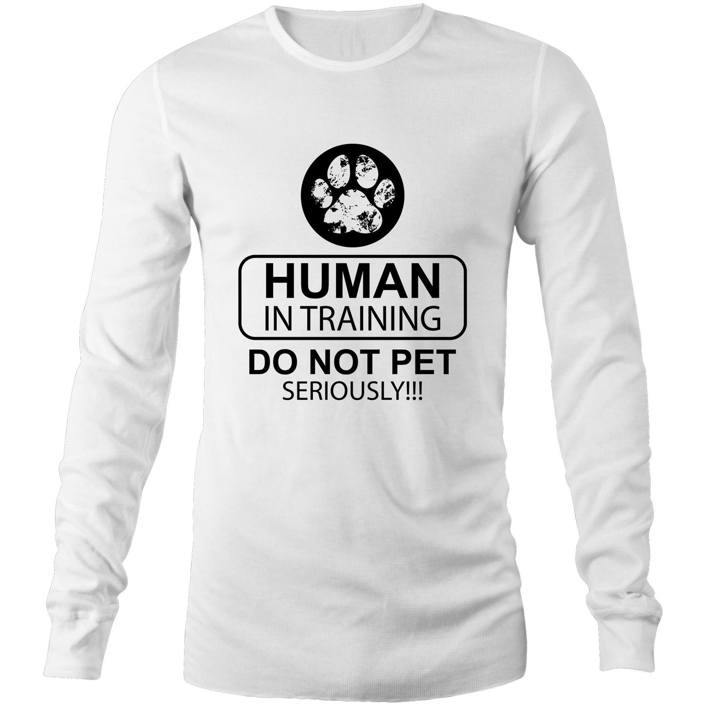 Human in training (AS Colour Base - Mens Long Sleeve T-Shirt)