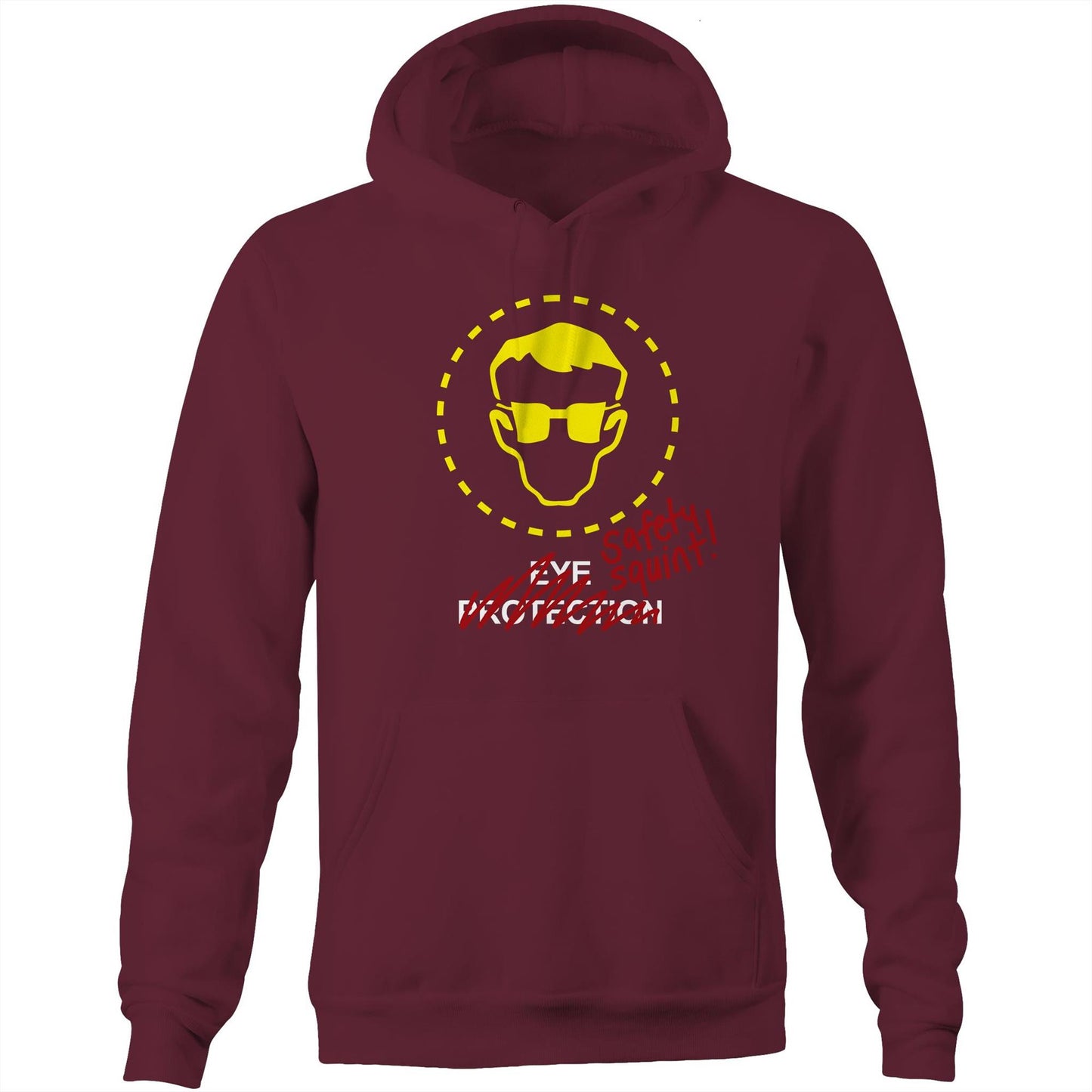 Safety Squint - (AS Colour Stencil - Pocket Hoodie Sweatshirt)