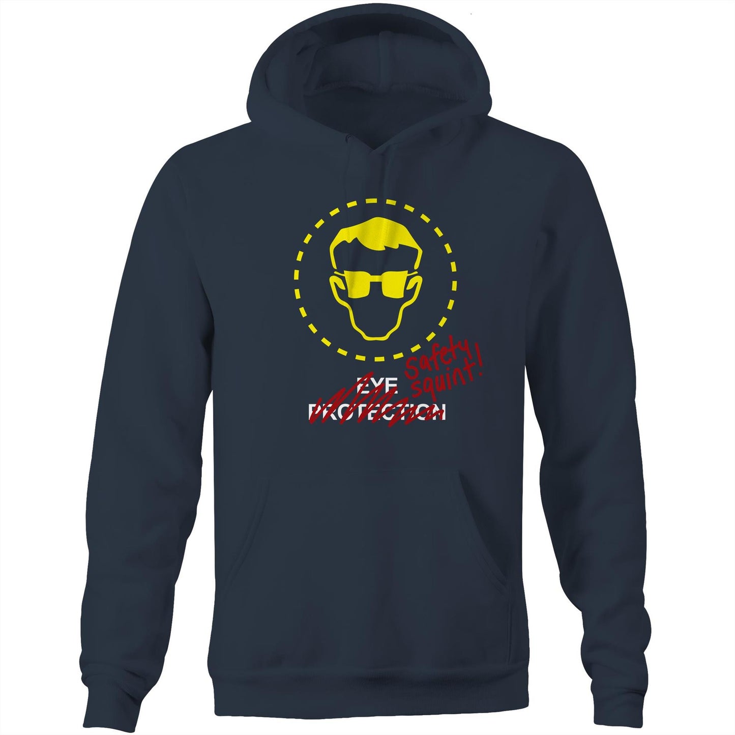 Safety Squint - (AS Colour Stencil - Pocket Hoodie Sweatshirt)