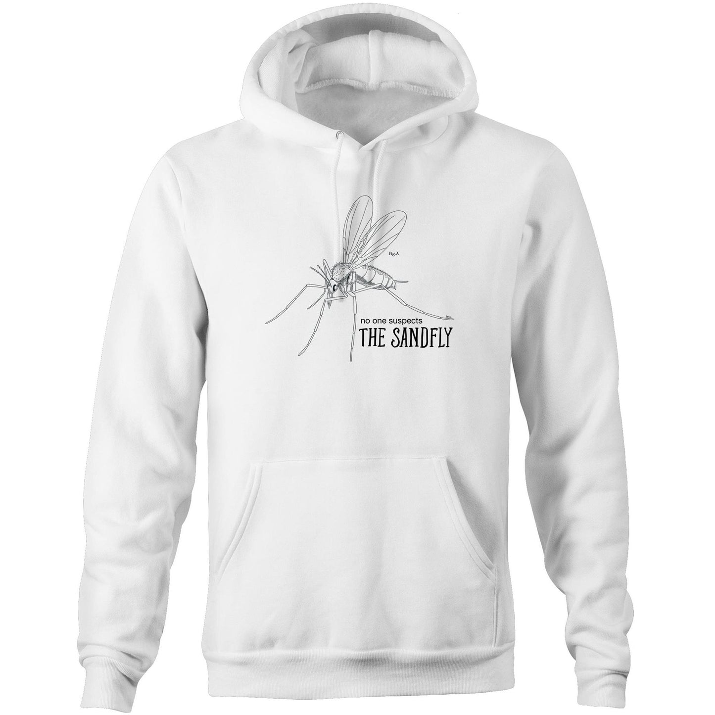The Sandfly (AS Colour Stencil - Pocket Hoodie Sweatshirt)