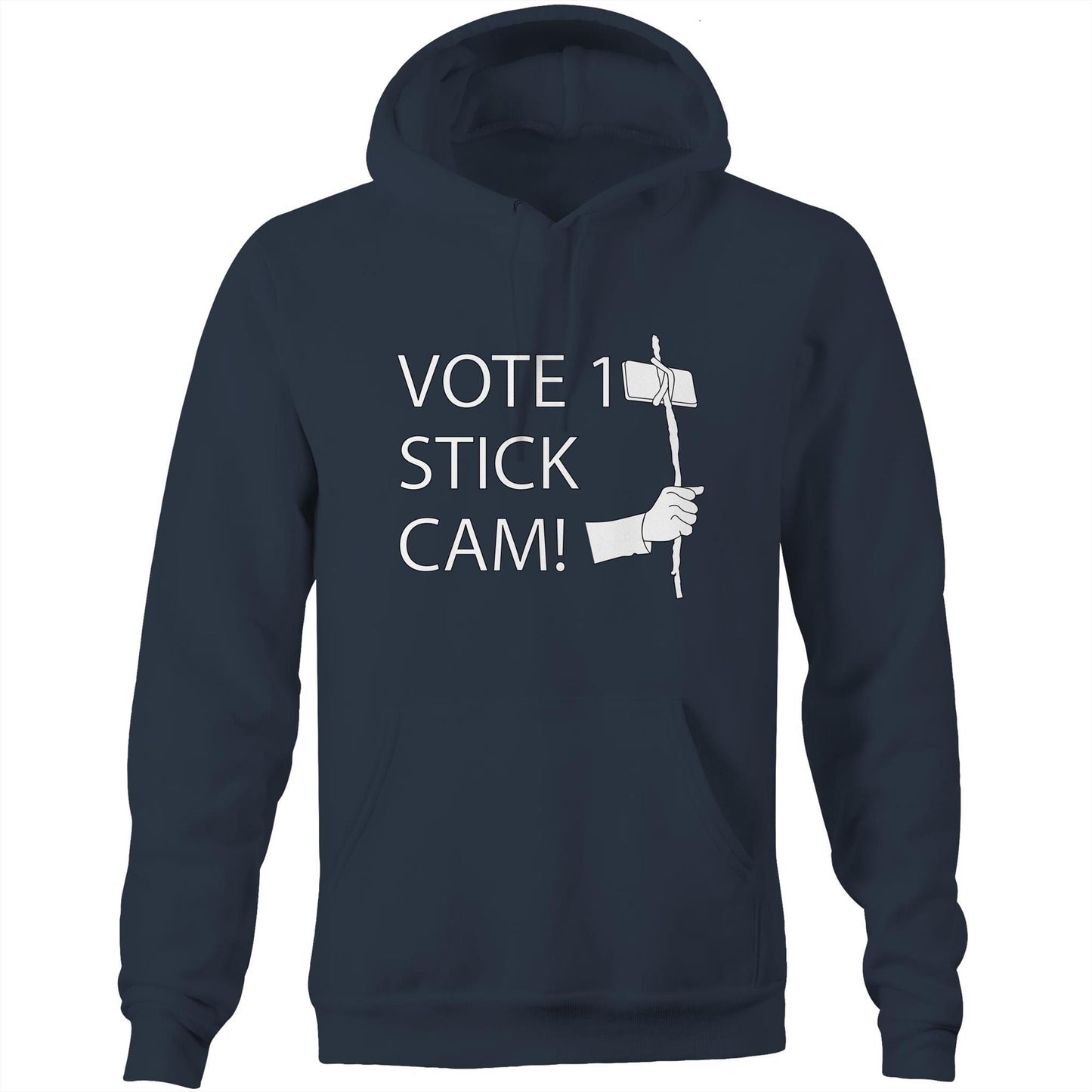 Stick Cam (AS Colour Stencil - Pocket Hoodie Sweatshirt)