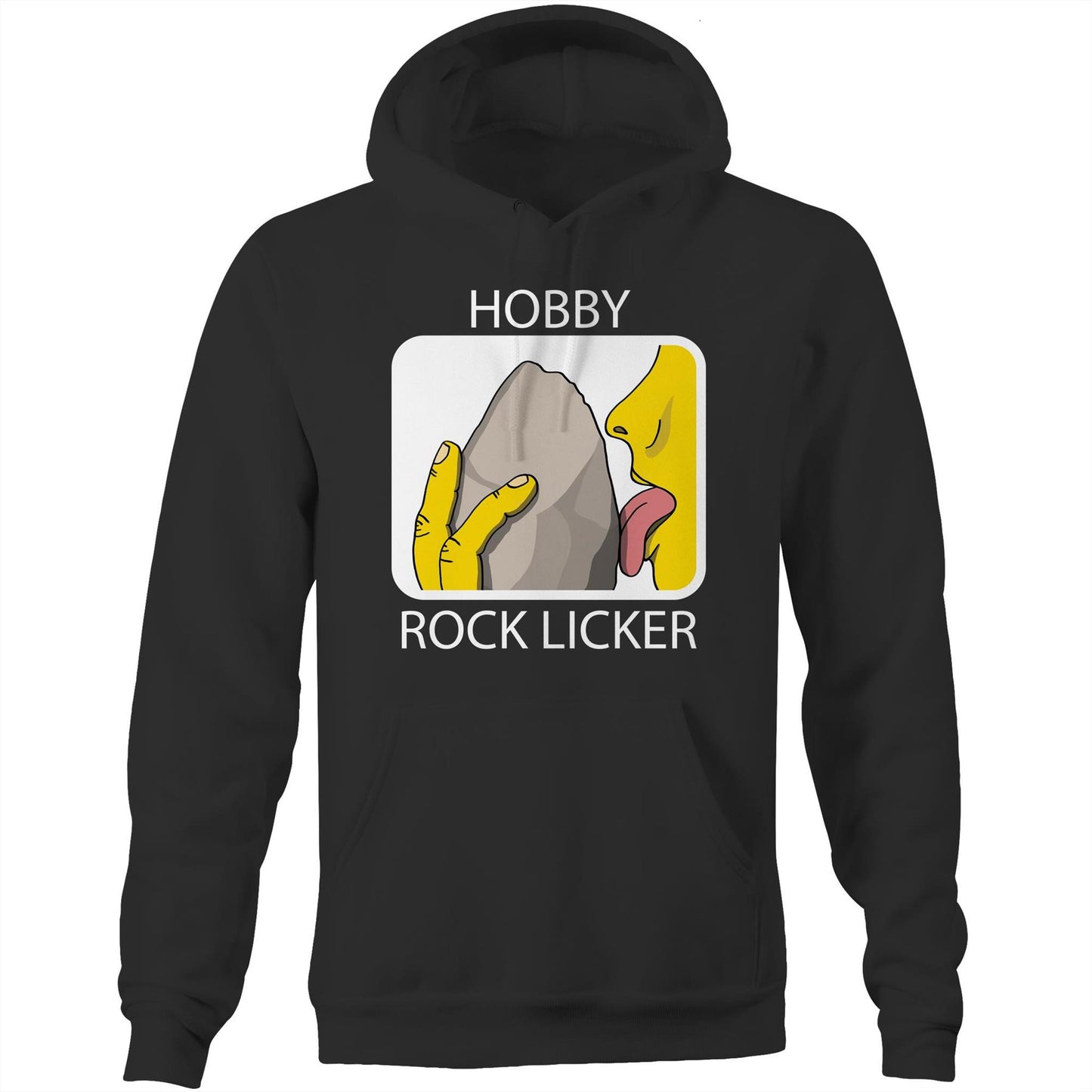 Hobby Rock Licker (AS Colour Stencil - Pocket Hoodie Sweatshirt)