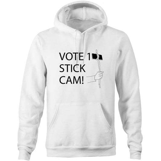 Stick Cam (AS Colour Stencil - Pocket Hoodie Sweatshirt)