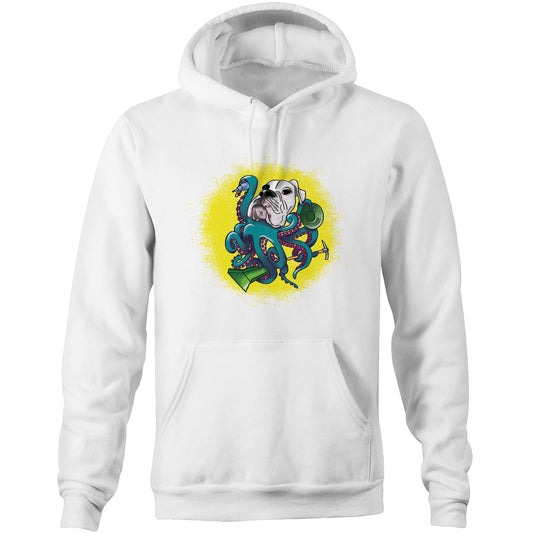 The Kraken (AS Colour Stencil - Pocket Hoodie Sweatshirt)