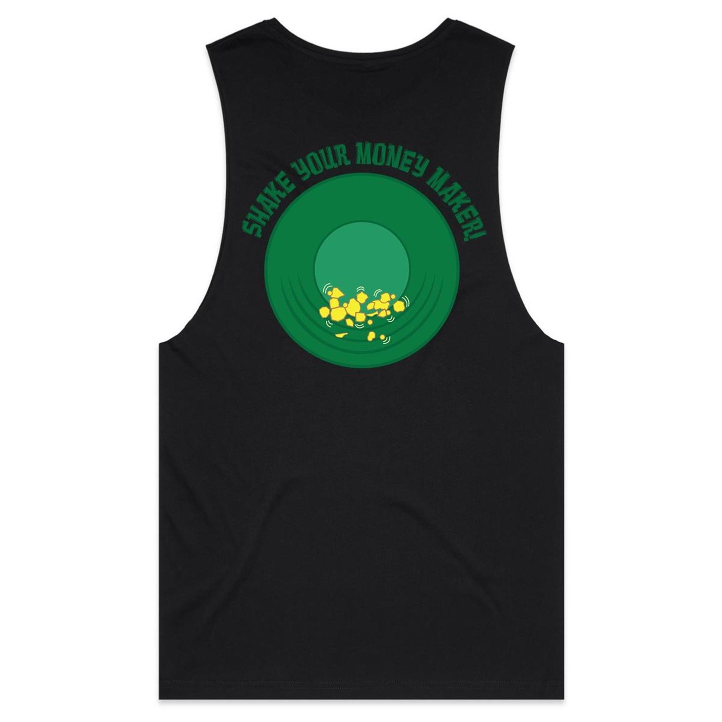 Shake your money maker (AS Colour Barnard - Mens Tank Top Tee) - DESIGN ON BACK ONLY