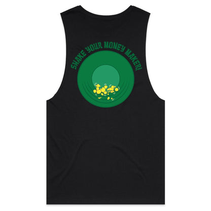 Shake your money maker (AS Colour Barnard - Mens Tank Top Tee) - DESIGN ON BACK ONLY