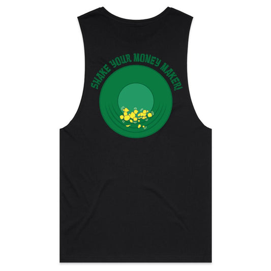 Shake your money maker (AS Colour Barnard - Mens Tank Top Tee) - DESIGN ON BACK ONLY