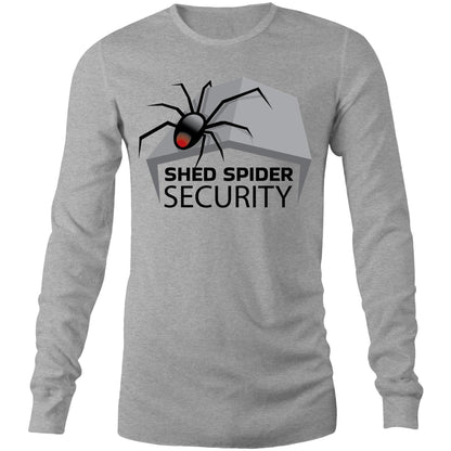 Shed Spider Security - (AS Colour Base - Mens Long Sleeve T-Shirt)
