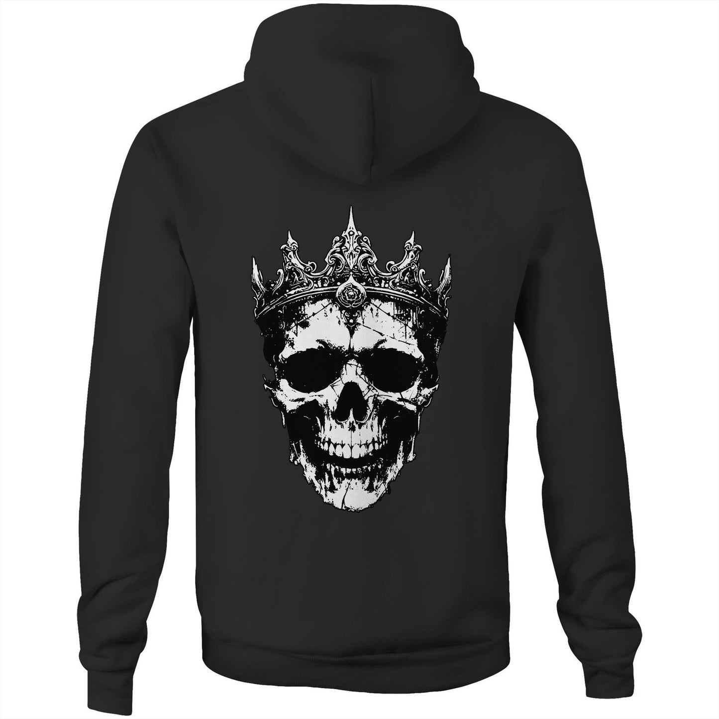 Dirt Empire - Skull with Crown (AS Colour Stencil - Pocket Hoodie Sweatshirt)