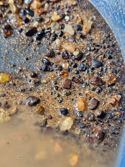 Sapphire and Garnet Slobber Bags - Central Queensland Gemfeilds!