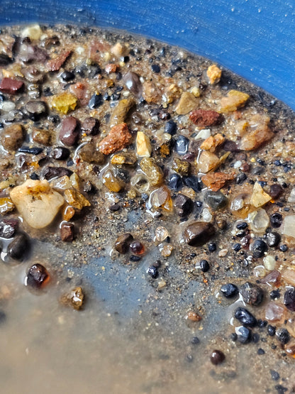 Sapphire and Garnet Slobber Bags - Central Queensland Gemfeilds!