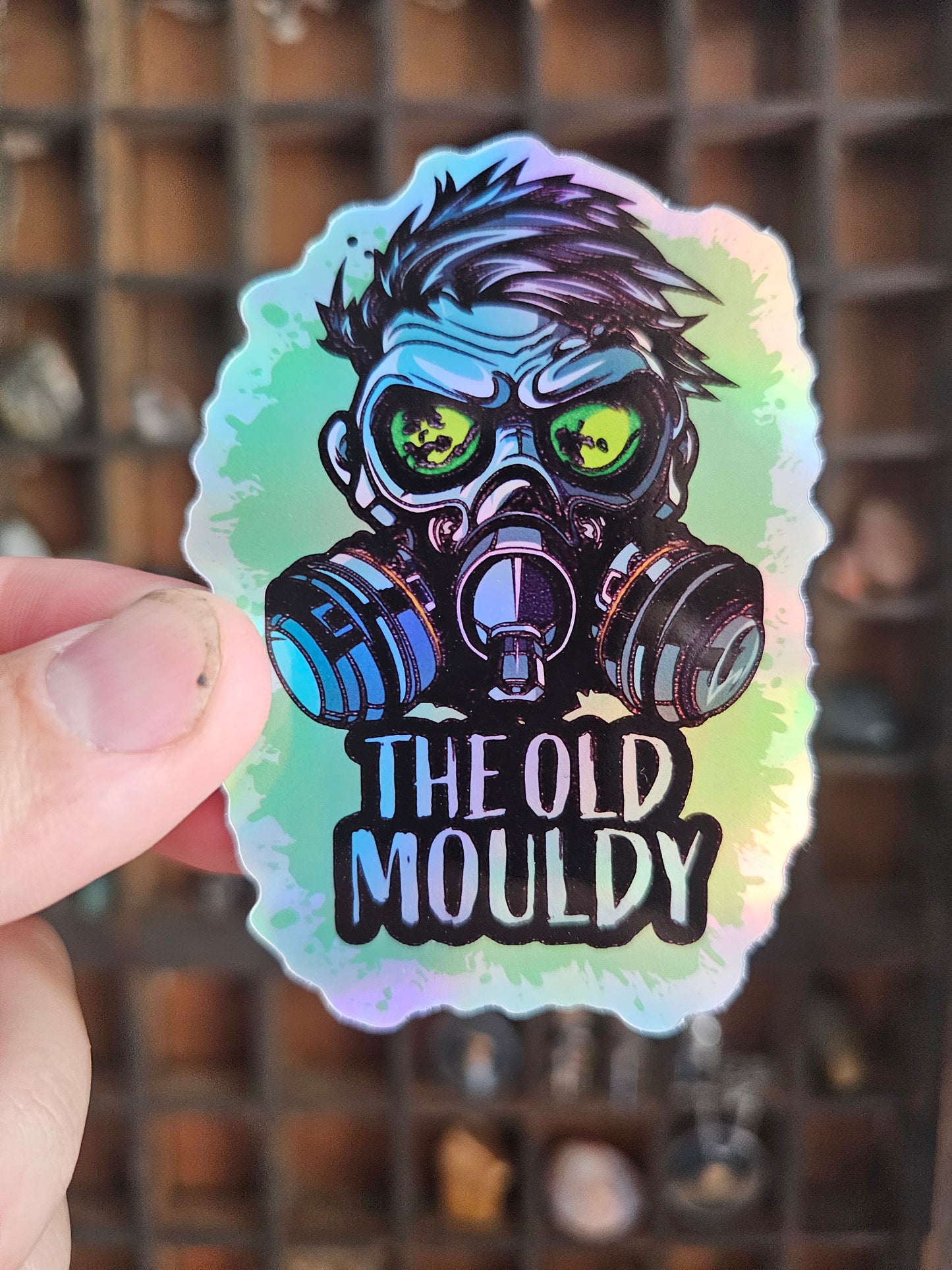 Old Mouldy Holographic Sticker