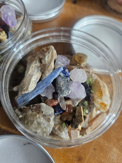 1/2 Gram Gold and Crystal paydirt