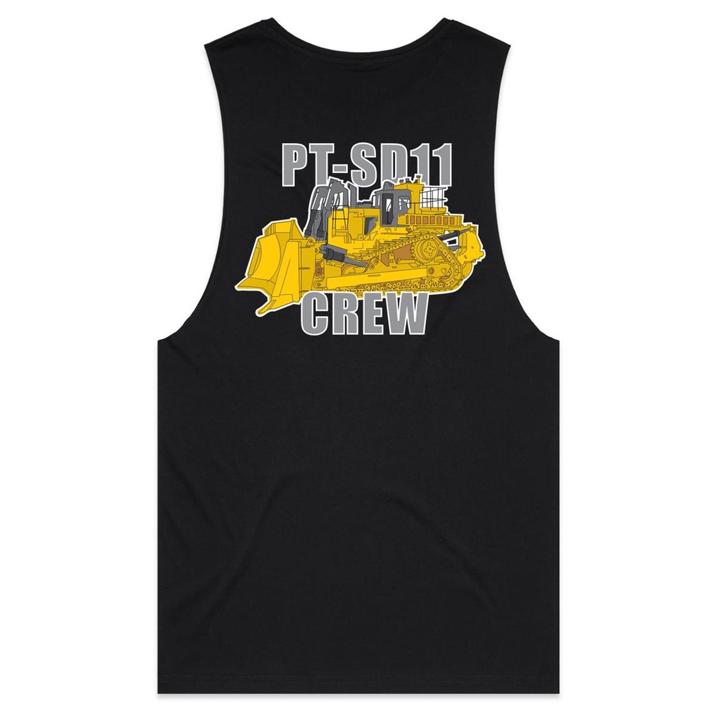 PT-SD11 Crew (AS Colour Barnard - Mens Tank Top Tee) - DESIGN ON BACK ONLY