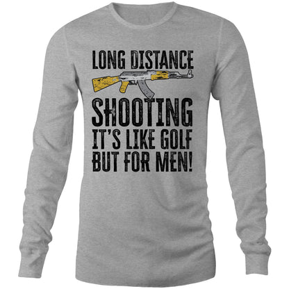 Long Distance Shooting AK47 (AS Colour Base - Mens Long Sleeve T-Shirt)