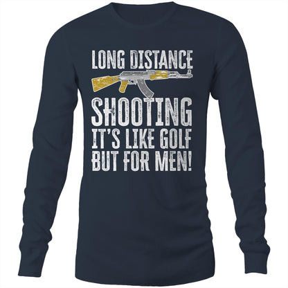 Long Distance Shooting AK47 (AS Colour Base - Mens Long Sleeve T-Shirt)