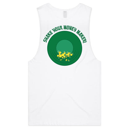 Shake your money maker (AS Colour Barnard - Mens Tank Top Tee) - DESIGN ON BACK ONLY