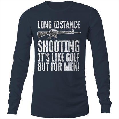 Long Distance Shooting AR15 (AS Colour Base - Mens Long Sleeve T-Shirt)