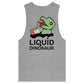 Liquid Dinosaur (AS Colour Barnard - Mens Tank Top Tee) - DESIGN ON BACK ONLY