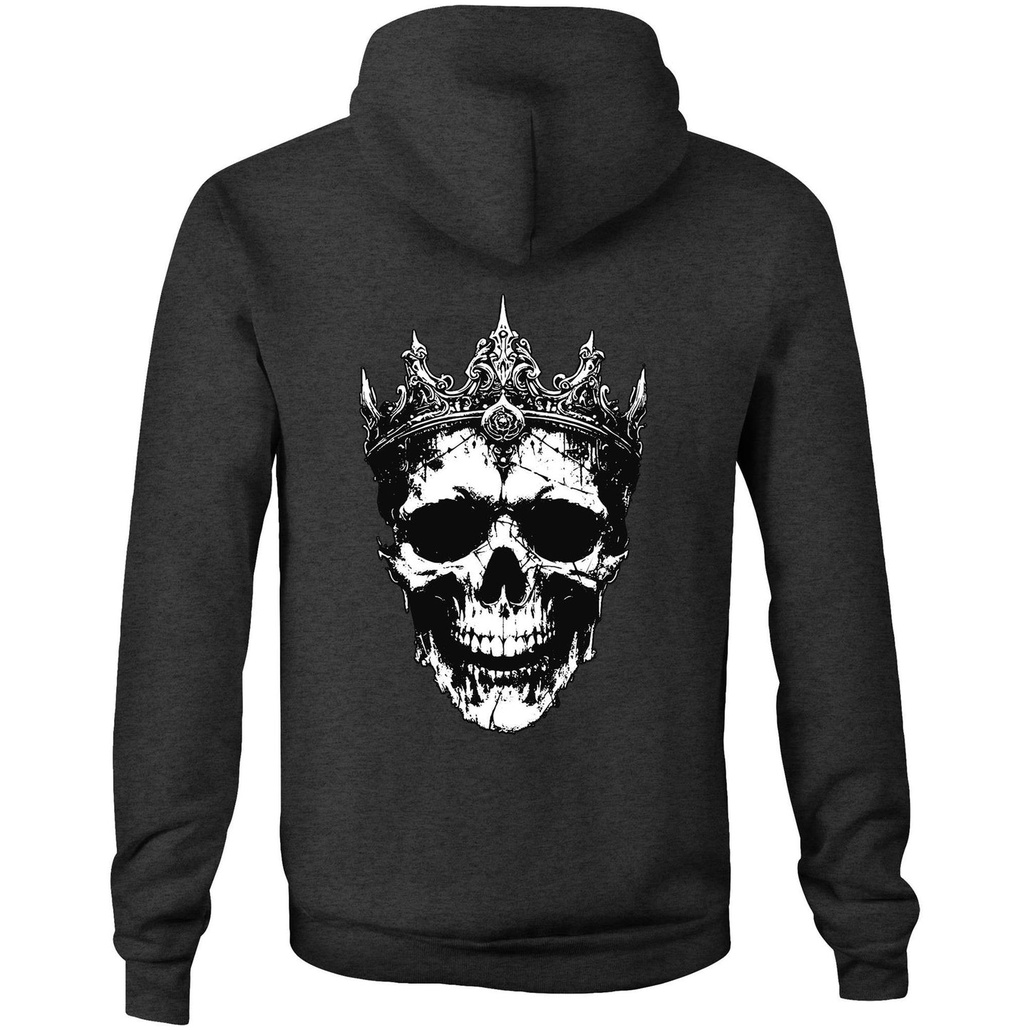 Dirt Empire - Skull with Crown (AS Colour Stencil - Pocket Hoodie Sweatshirt)